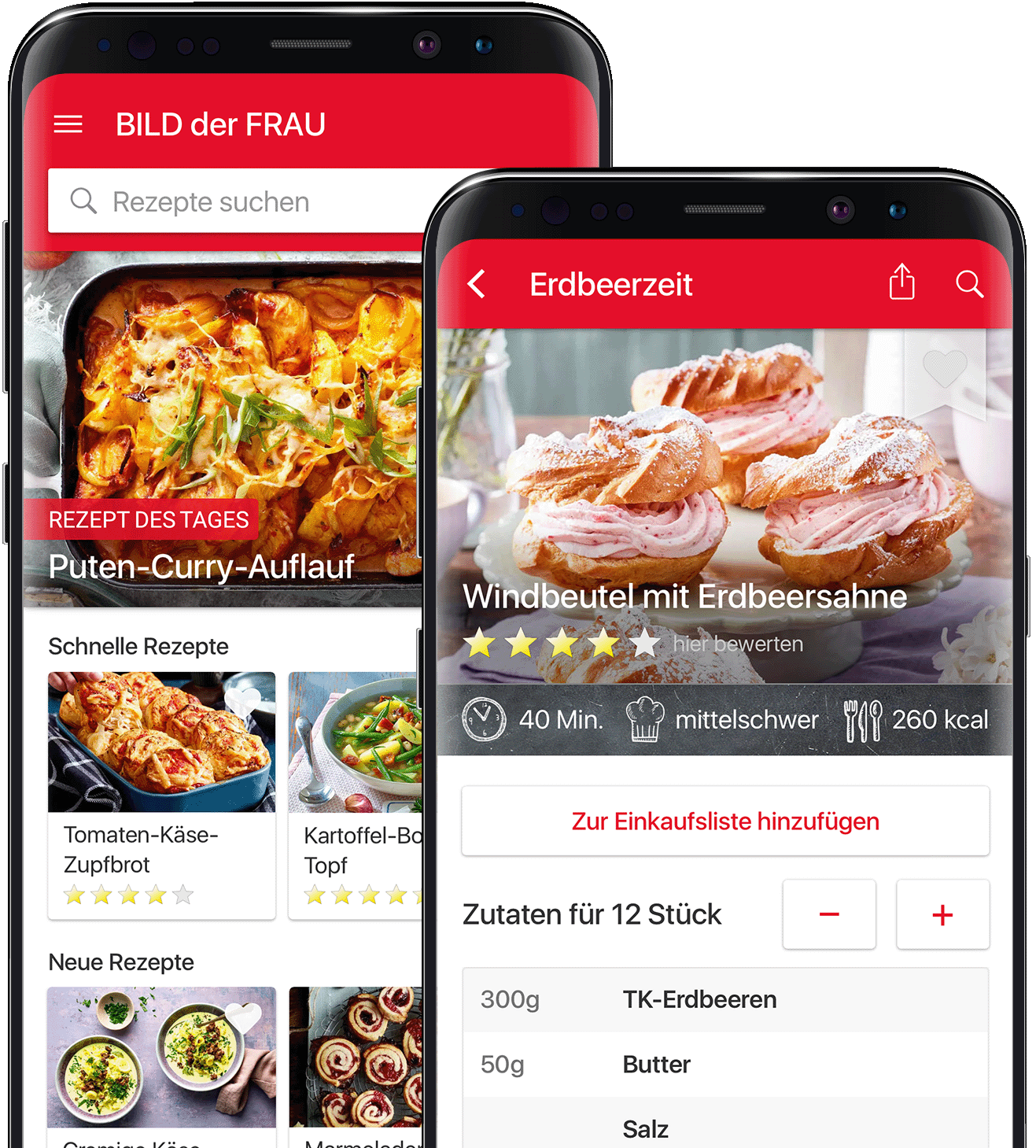 Bild der Frau Android/iPhone Home